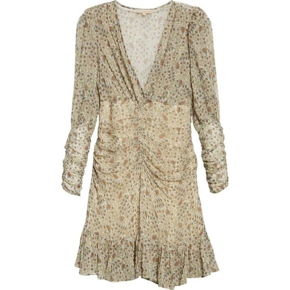 byTiMo Womens Size Small Floral Print V-Neck Long Sleeve Georgette Dress NWT - Picture 6 of 16